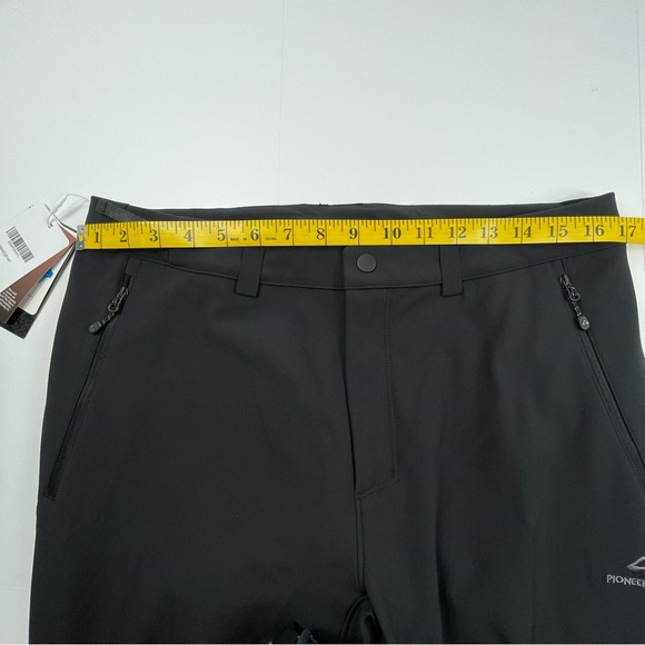 NWT PIONEER CAMP Men's Snow Ski Black Pants Water Repellent Stretch Size Medium - Picture 10 of 12